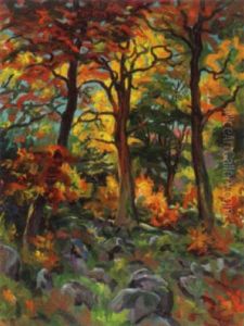 Herbstwald by Friedrich Wilhelm Mook