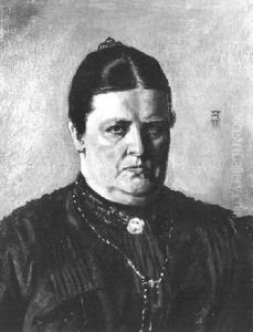 Portrat Der Mutter, Anna Mook by Friedrich Wilhelm Mook