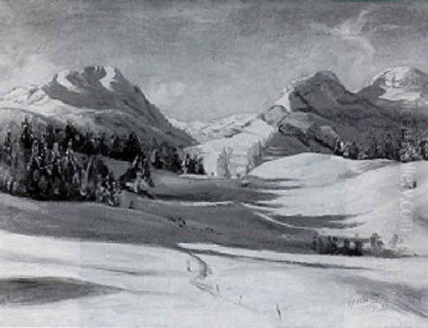 Winterliche Gebirgslandschaft - view 1