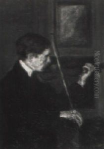 Violonist Carl Jacobi by Friedrich Wilhelm Mook