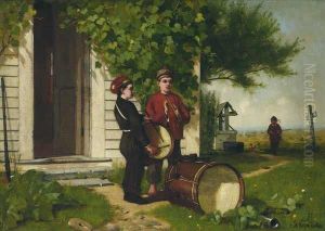 ''the Drummer And The Fife Player'' by Albion Harris Bicknell