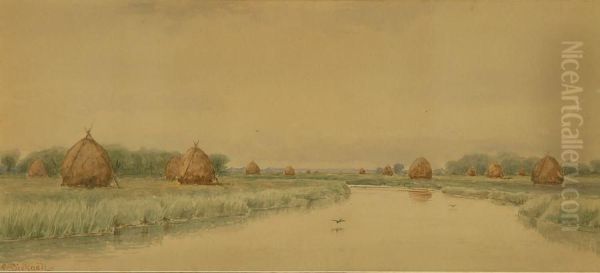 Haystacks - view 1