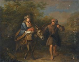 The Flight Into Egypt by Carel de Moor