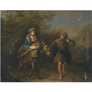 The Flight Into Egypt by Carel de Moor