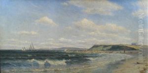 Sailboats On The Coast by Evelyn Bicknell