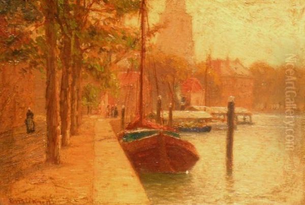 Dordrecht, Holland - Canal - view 1