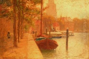 Dordrecht, Holland - Canal by Evelyn Bicknell