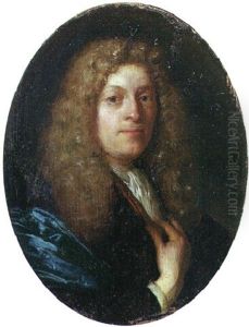 Portrait Of A Gentleman In A Blue Gown, With A Full-bottomed Wig