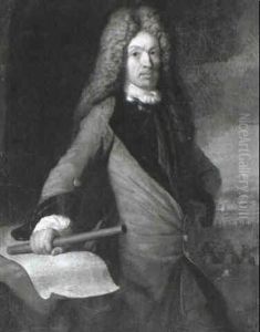 Portrait Of A Marshall Holding His Baton