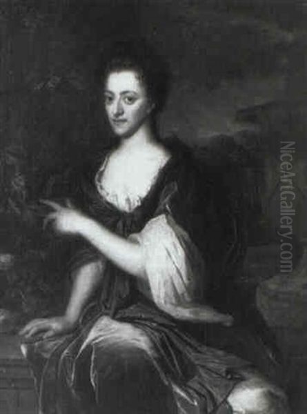 Portrait Of A Lady With Her Squirrel - view 1