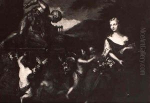 Flora Mit Putten by Carel de Moor