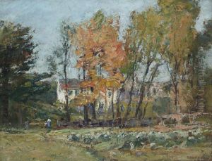 A New Hampshire Farmhouse by Frank Alfred Bicknell