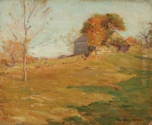 The Old Hay Barn by Frank Alfred Bicknell