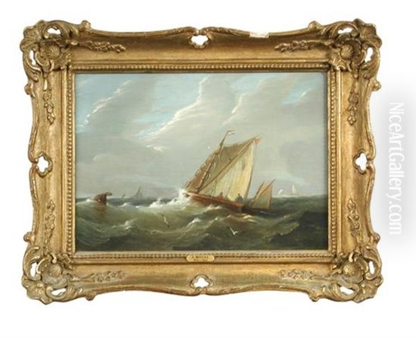 Fishing Boats In A Swell - view 1