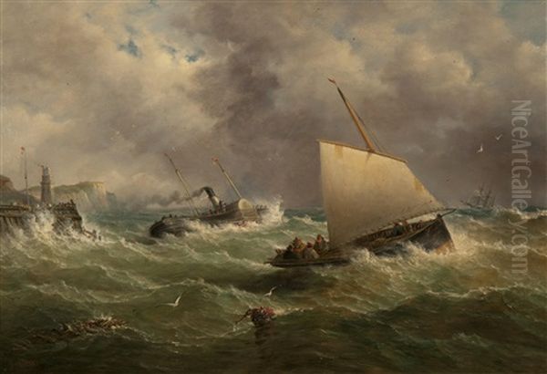 Vessels On Rough Seas - view 1
