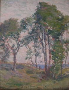 Landscape With Trees by Frank Alfred Bicknell
