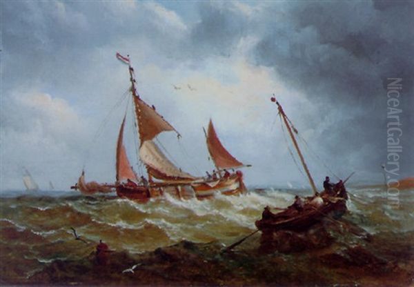 Fishing Boats On A Swell - view 1