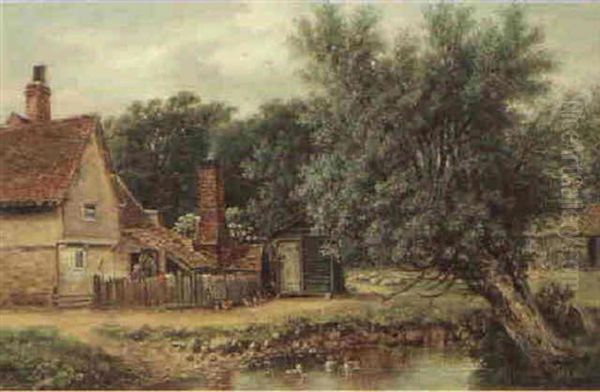 A Farm By A Pond - view 1