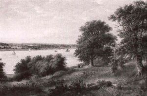 River Landscape (from Priory Park?)