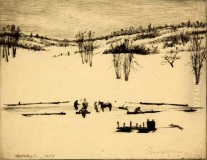 Ice Cutting, Shank Painter Pond Ice Cutting, Shank Painter Pond