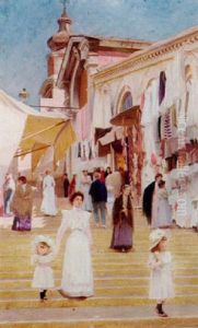 Rialto Bridge, Venice by A. Harvey Moore
