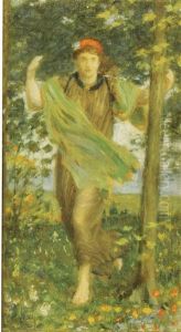 Study For Follow My Leader by Albert Joseph Moore