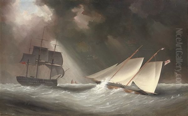 A Two-masted Schooner Of The Royal Yacht Squadron - view 1