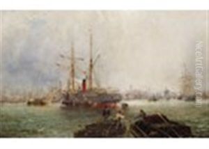 The Pool Of London by Claude T. Stanfield Moore