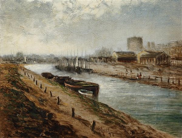On The Seine Near Paris - view 1