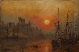 Peel Castle And Harbour, Isle Of Man (2 Works)