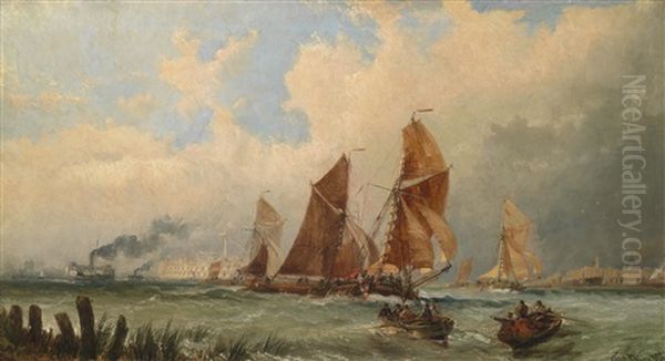 Schiffe Am Hafen Von Portsmouth - view 1