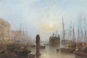 A Busy Port by Claude T. Stanfield Moore