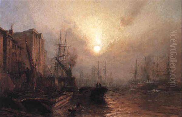 The Pool Of London, Evening - view 1