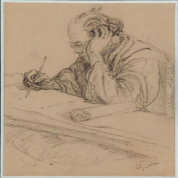 An Old Clerk - view 1