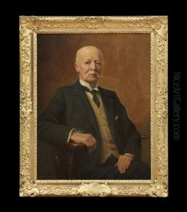 Portrait Of Col. C. H. Nevill by Ernest Moore