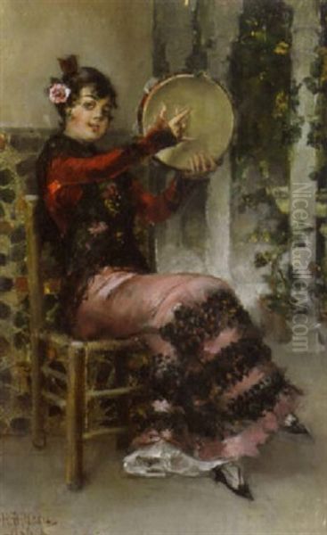 A Dancer Of Tambourine - view 1