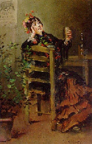 Drinking A Toast - view 1