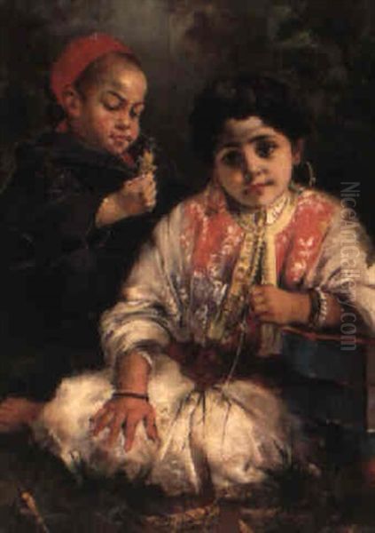 Enfants Aux Sauterelles - view 1