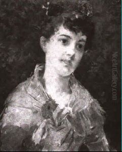 Portrait De Dame Au Chale