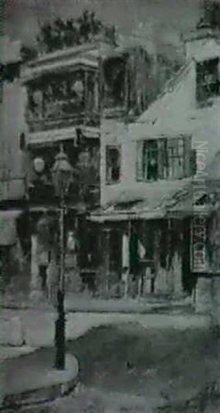 A New Orleans Street Scene - view 1