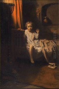 Child On Bed, Surprised (study For Ladies' Home Journal) Child On Bed, Surprised (study For Ladies' Home Journal)