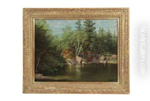 Tuttle's Bay, Lake George by Nelson Augustus Moore