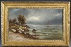 Untitled Landscape by Nelson Augustus Moore