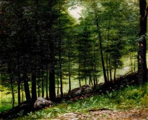 Woodland Scene by Nelson Augustus Moore