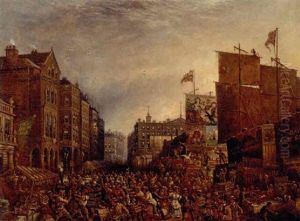 The Nottingham Goose Fair by Thomas Cooper Moore