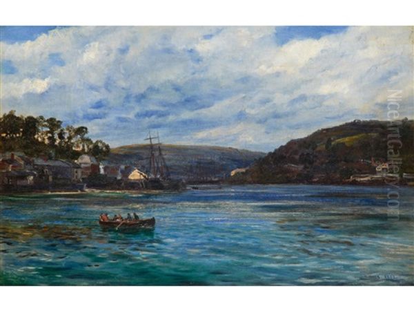 A View Of Fowey Harbour Looking Towards Bodinnick - view 1