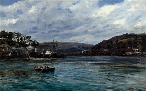 Rowing Across The Harbor Mouth - view 1
