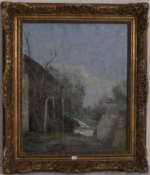 Pecheur Dans Unpaysage - view 1