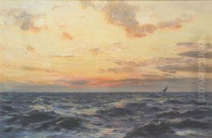 Sunset Over The Sea