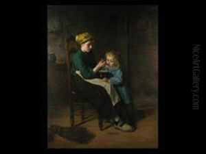 Mutter Mit Kind by Henri Bidault